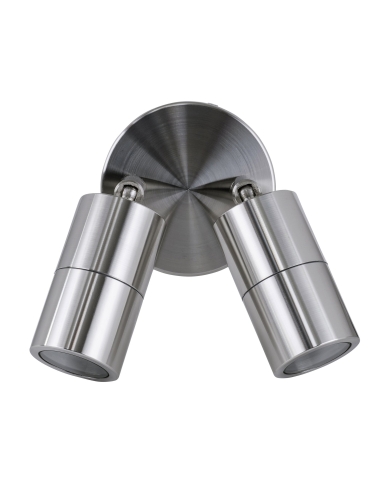 Mini Tivah 316 Stainless Steel Double Adjustable Wall Pillar Lights
