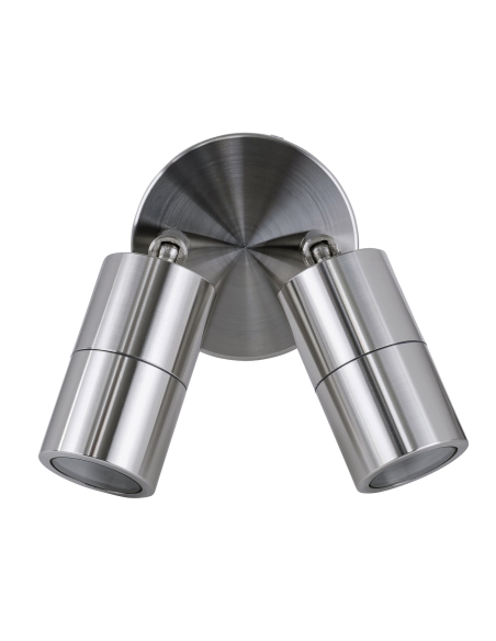 HV1307MR11NW - Mini Tivah 316 Stainless Steel Double Adjustable Wall Pillar Lights