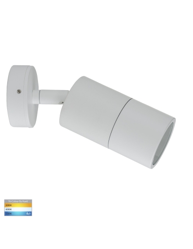 HV1235T - Single Adjustable Wall Pillar Light White