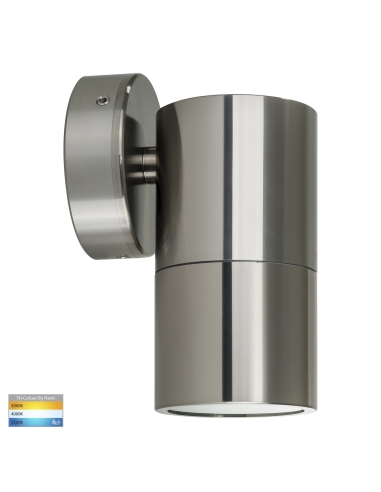 HV1185T - Single Fixed Wall Pillar Light Titanium Aluminium