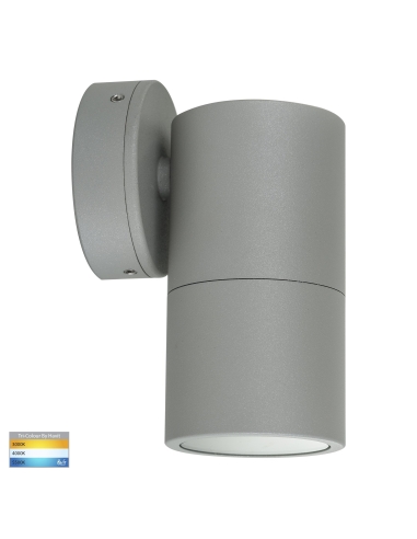 HV1145T - Single Fixed Wall Pillar Light Silver