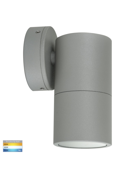 HV1145T - Single Fixed Wall Pillar Light Silver