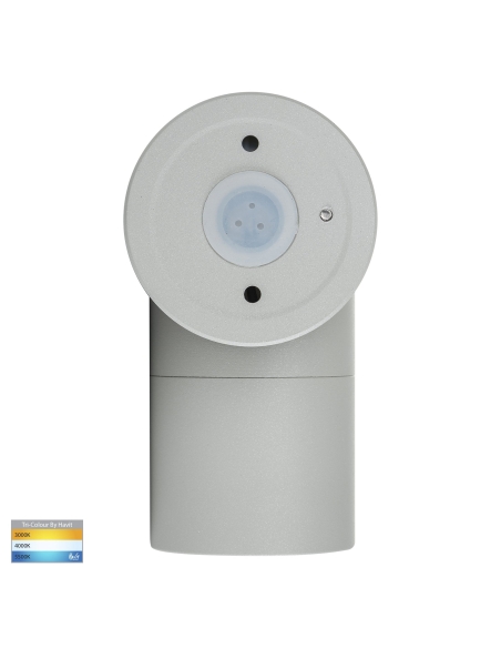HV1145T - Single Fixed Wall Pillar Light SilverHV1145T