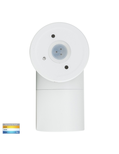 HV1137GU10T - Single Fixed Wall Pillar Light WhiteHV1137GU10T