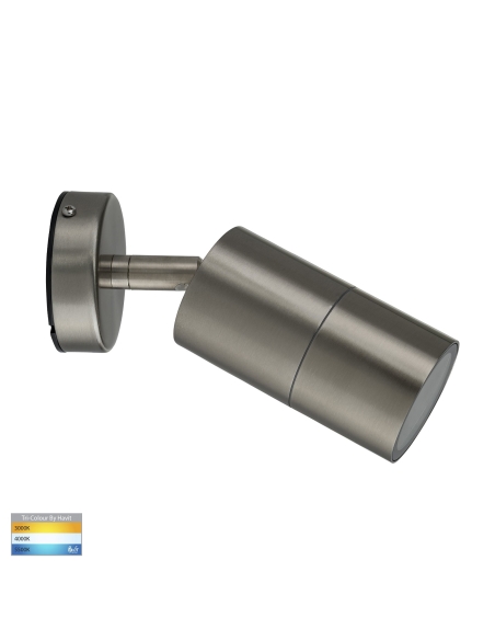 HV1272T - Single Adjustable Wall Pillar Light Stainless Steel