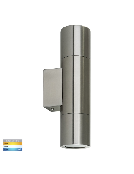 HV1071T - Up & Down Wall Pillar Light Stainless Steel