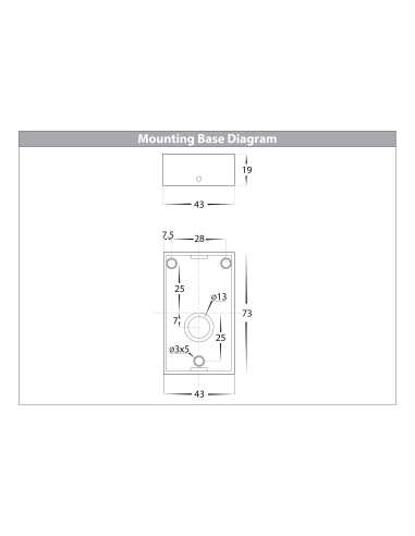 HV1071T - Up & Down Wall Pillar Light Stainless HV1071T