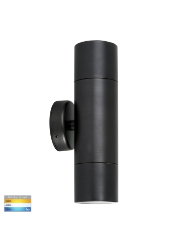 HV1097GU10T - Up & Down Wall Pillar Light Antique Brass