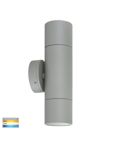 HV1045T - Up & Down Wall Pillar Light SilverHV1045T