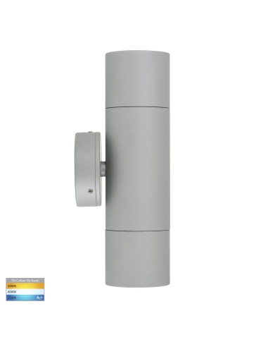 HV1045T - Up & Down Wall Pillar Light SilverHV1045T