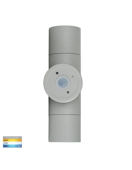 HV1045T - Up & Down Wall Pillar Light SilverHV1045T