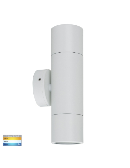 HV1037GU10T - Up & Down Wall Pillar Light White