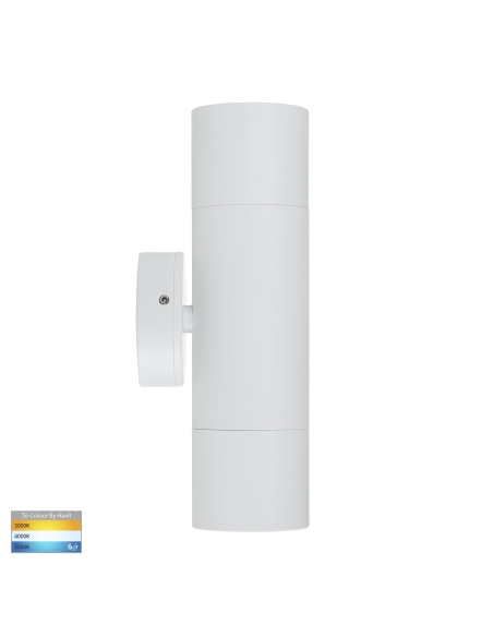 HV1037GU10T - Up & Down Wall Pillar Light WhiteHV1037GU10T