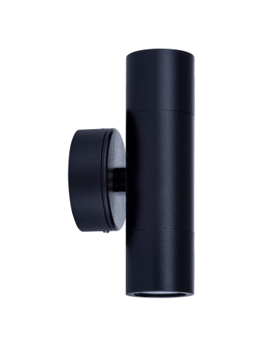 Mini Tivah Aluminium Black Up & Down Wall Pillar Lights
