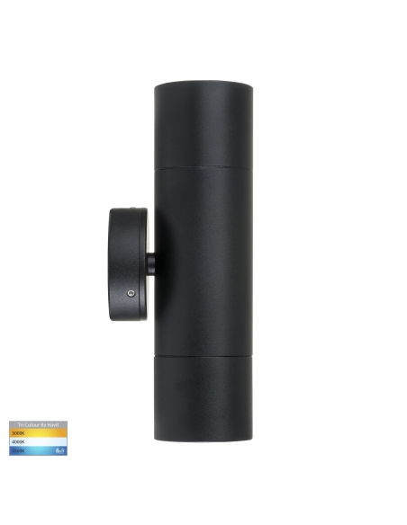 HV1027MR16T - Up & Down Wall Pillar Light BlackHV1027MR16T