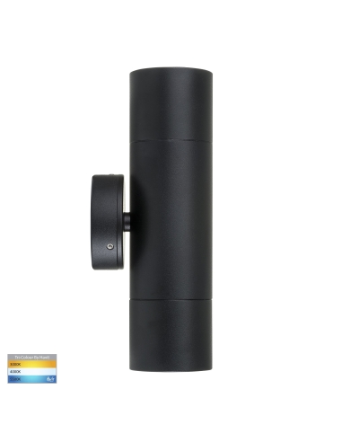 HV1027GU10T - Up & Down Wall Pillar Light BlackHV1027GU10T