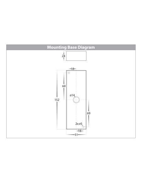 HV3633T-SS316 - Veldi 316 Stainless Steel Square HV3633T-SS316