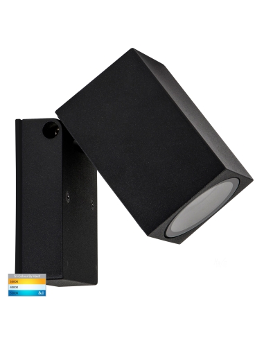 HV3630T-BLK - HV3630T-Black - Accord Black TRI Colour Single Adjustable Spot Light