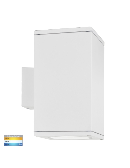 HV3629T-WHT-SQ - HV3629T-White-Square - Porter Square White Up & Down LED Wall Light