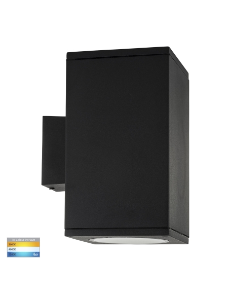 HV3629T-BLK-SQ - HV3629T-Black-Square - Porter Square Black Large Up & Down LED Wall Light