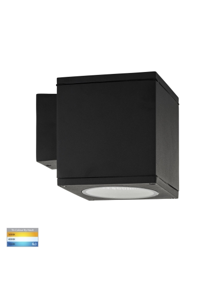 HV3628T-BLK-SQ - HV3628T-Black-Square - Porter 15W LED Black Large Fixed Wall Light