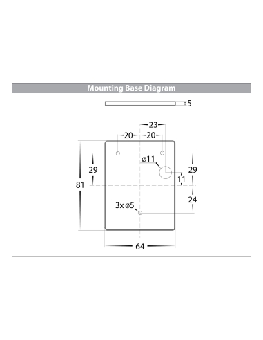 HV3608W-SS316 - Taper 316 Stainless Steel Wedge HV3608W-SS316