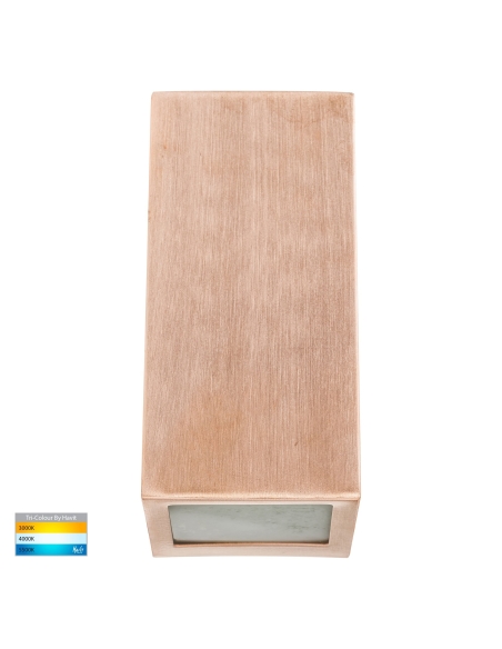 HV3605T-CP - Taper Copper TRI Colour LED Wedge HV3605T-CP