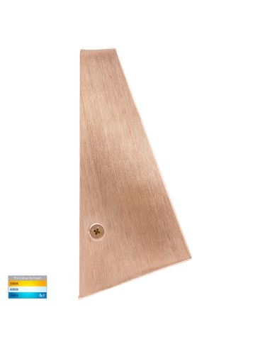 HV3605T-CP - Taper Copper TRI Colour LED Wedge HV3605T-CP
