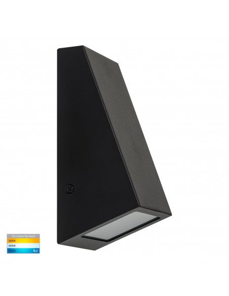 HV3602T-BLK - HV3602T-Black - HV3605T-Black -Taper Black TRI Colour LED Wedge Wall Light