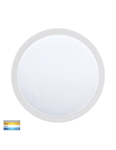 HV36052T-WHT - HV36052T-White- Liptor White 20W Ceiling Mounted LED Oyster