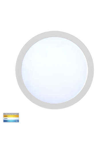 HV36051T-WHT - HV36051T-White- Liptor White 10W Ceiling Mounted LED Oyster