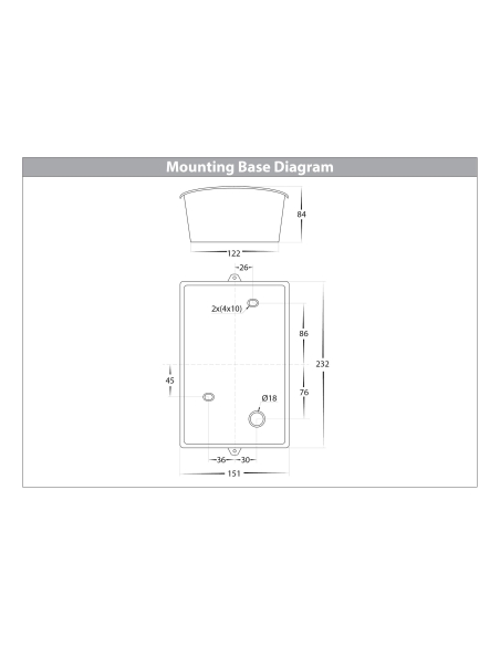HV36042T - Mask 316 Stainless Steel LED Wall LightHV36042T