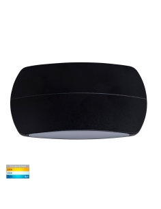 Cara 9W 240V Up & Down LED Wall Pillar Light Black / HV35022T-BLK