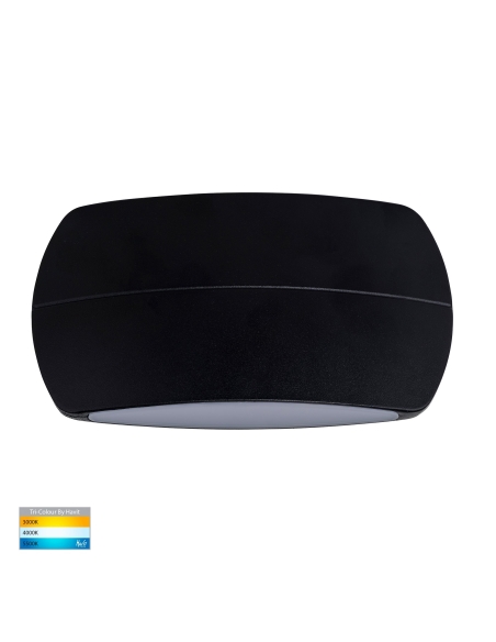Cara 9W 240V Up & Down LED Wall Pillar Light HV35022T-BLK