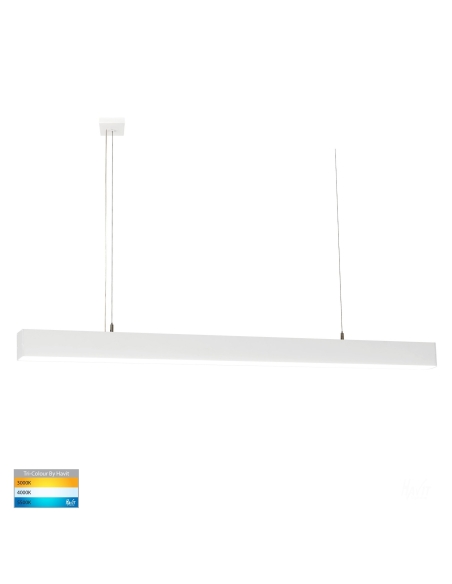 HV6001T-WHT - HV6001T-White - HV6001T-White - HV6001T-White - HV6001T-White - Proline 40 watt LED Dimmable Pendant Height 70m...