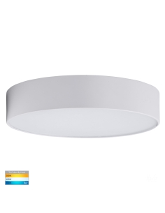 Nella 30 watt LED Surface Mounted Round Oyster Light HV5893T-WHT