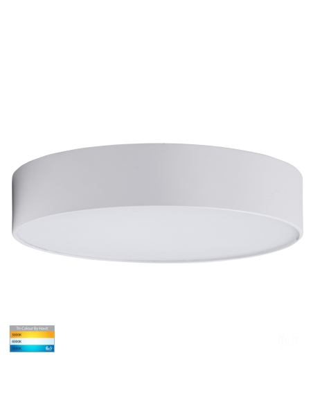 HV5893T-WHT - HV5893T-White - Nella White 30W Ceiling Mounted LED Oyster