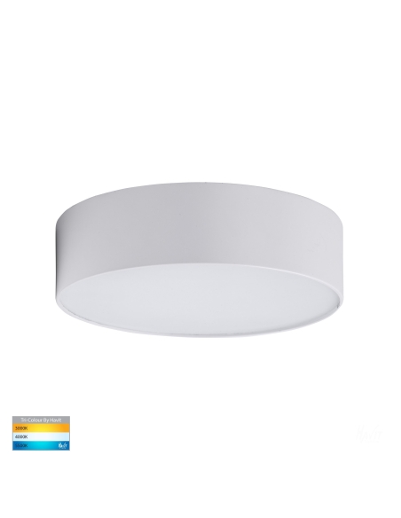 HV5892T-WHT - HV5892T-White - Nella White 20W Ceiling Mounted LED Oyster