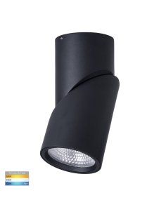 Nella 24 watt LED Surface Mounted Rotatable Round Downlight HV5825T-BLK