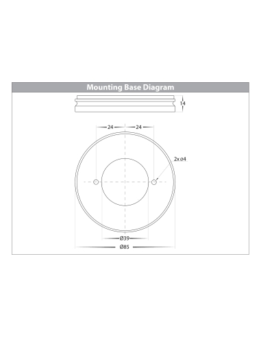 HV5824T-WHT - HV5824T-White | HV5824T-White-12V - HV5824T-WHT