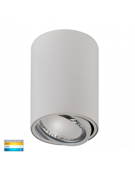 HV5813T-WHT - HV5813T-White | HV5813T-White-12V - Nella 12W LED White Adjustable Surface Mounted Downlight