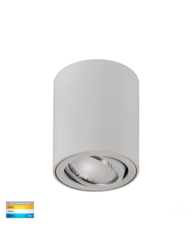 HV5812T-WHT - HV5812T-White - Nella 7W LED White Adjustable Surface Mounted Downlight 240V