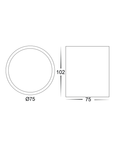 HV5812T-WHT - HV5812T-White - Nella 7W LED White HV5812T-WHT