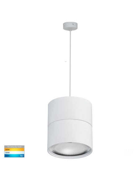 HV5805T-WHT-P - HV5805T-White-P - Nella White 18W LED Pendant
