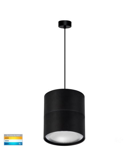 HV5805T-BLK-P - HV5805T-Black-P - Nella Black 18W LED Pendant