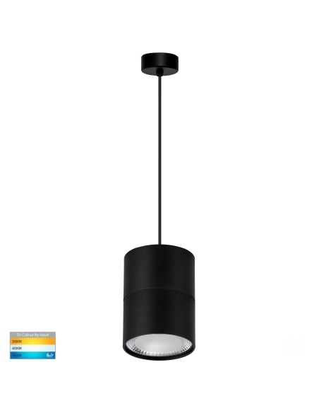 HV5803T-BLK-P - HV5803T-Black-P - Nella Black 12W LED Pendant