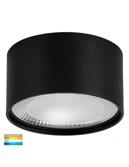 HV5805T-BLK - HV5805T-Black | HV5805T-Black-12V - Nella Black 18W Surface Mounted LED Downlight