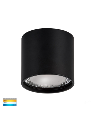 HV5802T-BLK - HV5802T-Black | HV5802T-Black-12V - Nella Black 7W Surface Mounted LED Downlight