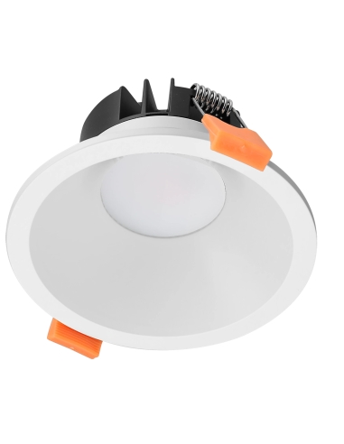HV5528D2W-WHT - HV5528D2W-White - Gleam White Fixed Dim to Warm LED Downlight