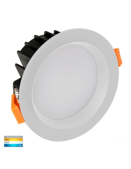 HV5522T-WHT - HV5522T-White | HV5522T-White-24V - Polly Polycarbonate White Fixed LED Downlight